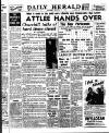 Daily Herald Saturday 27 October 1951 Page 1