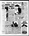 Daily Herald Saturday 10 January 1953 Page 1