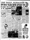 Daily Herald Wednesday 25 August 1954 Page 1