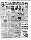 Daily Herald Saturday 12 January 1957 Page 1