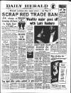 Daily Herald Thursday 13 March 1958 Page 1