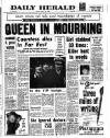 Daily Herald Monday 22 February 1960 Page 1
