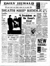 Daily Herald Thursday 12 January 1961 Page 1