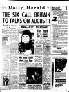 Daily Herald Tuesday 11 July 1961 Page 1