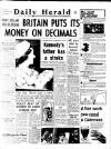 Daily Herald Wednesday 20 December 1961 Page 1