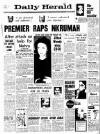 Daily Herald Thursday 01 November 1962 Page 1