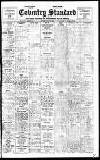 Coventry Standard Saturday 22 January 1938 Page 1