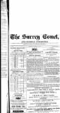 Surrey Comet Saturday 13 January 1855 Page 1