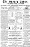 Surrey Comet Saturday 09 June 1855 Page 1