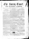 Surrey Comet Saturday 05 January 1856 Page 1