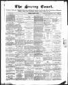 Surrey Comet Saturday 06 January 1872 Page 1