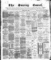 Surrey Comet Saturday 05 January 1889 Page 1