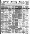 Surrey Comet Saturday 01 February 1890 Page 1