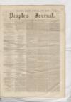 Dundee People's Journal Saturday 30 January 1858 Page 1