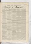 Dundee People's Journal Saturday 20 February 1858 Page 1