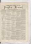 Dundee People's Journal Saturday 27 February 1858 Page 1