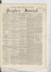 Dundee People's Journal Saturday 06 March 1858 Page 1