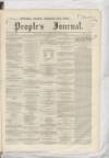 Dundee People's Journal Saturday 10 April 1858 Page 1