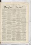 Dundee People's Journal Saturday 17 April 1858 Page 1