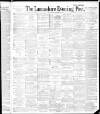 Lancashire Evening Post Wednesday 29 December 1886 Page 1