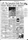 Lancashire Evening Post Thursday 07 September 1939 Page 1