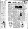 Lancashire Evening Post Saturday 25 October 1947 Page 1