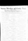 Surrey Advertiser Saturday 02 December 1871 Page 1