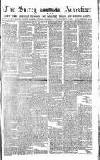 Surrey Advertiser Saturday 27 November 1880 Page 1