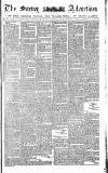 Surrey Advertiser Monday 29 November 1880 Page 1