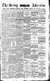 Surrey Advertiser Monday 03 January 1881 Page 1