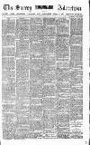 Surrey Advertiser Saturday 26 May 1883 Page 1