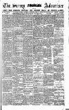 Surrey Advertiser Monday 08 September 1884 Page 1