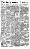 Surrey Advertiser Monday 23 February 1885 Page 1