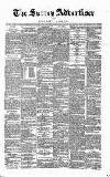 Surrey Advertiser Monday 01 December 1890 Page 1