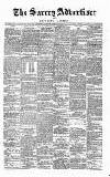 Surrey Advertiser Monday 15 December 1890 Page 1