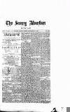 Surrey Advertiser Monday 29 March 1897 Page 1