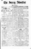 Surrey Advertiser Monday 24 January 1898 Page 1