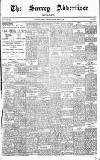 Surrey Advertiser Monday 10 March 1902 Page 1