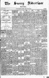 Surrey Advertiser Monday 13 October 1902 Page 1