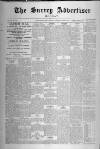 Surrey Advertiser Monday 22 October 1906 Page 1
