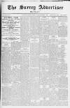 Surrey Advertiser Monday 02 November 1908 Page 1