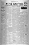 Surrey Advertiser Wednesday 16 February 1910 Page 1