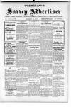 Surrey Advertiser Wednesday 14 January 1914 Page 1