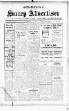 Surrey Advertiser Wednesday 06 January 1915 Page 1