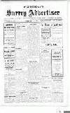 Surrey Advertiser Wednesday 17 February 1915 Page 1