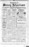 Surrey Advertiser Wednesday 01 September 1915 Page 1