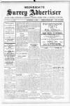 Surrey Advertiser Wednesday 06 October 1915 Page 1