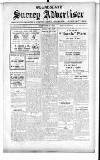 Surrey Advertiser Wednesday 08 December 1915 Page 1