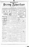 Surrey Advertiser Wednesday 23 February 1916 Page 1