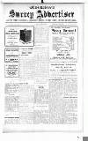 Surrey Advertiser Wednesday 24 May 1916 Page 1